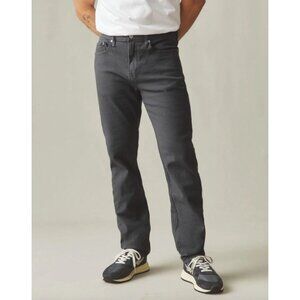 NEW American Giant Mens 28X30 Roughneck Stretch Canvas Pants Straight Gray USA